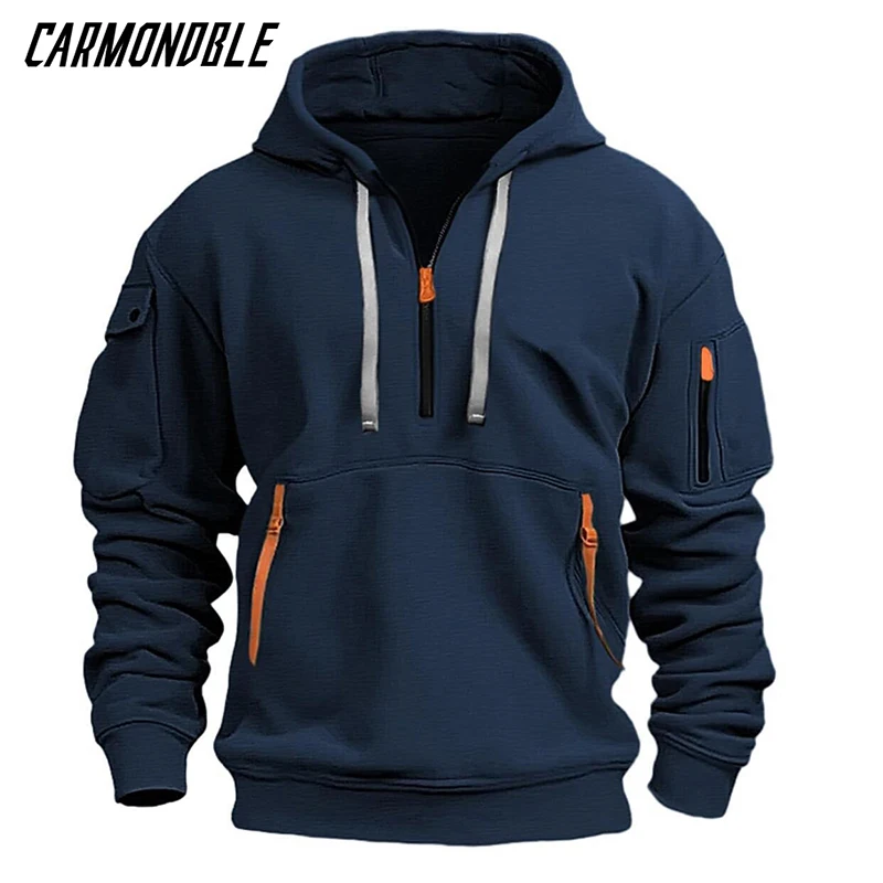 Fahrrad Bekleidung Herren Casual Bike Coat Mountain Motocross Hoodie CARMONDBLE Winter Cycling MTB Jackets Male Bicycle Clothing