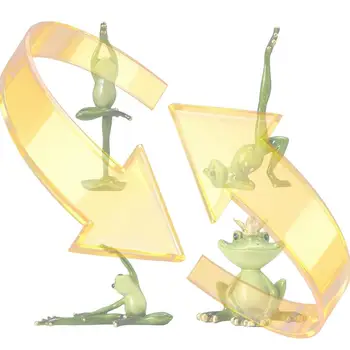 Yoga Frog Garden Statues 1