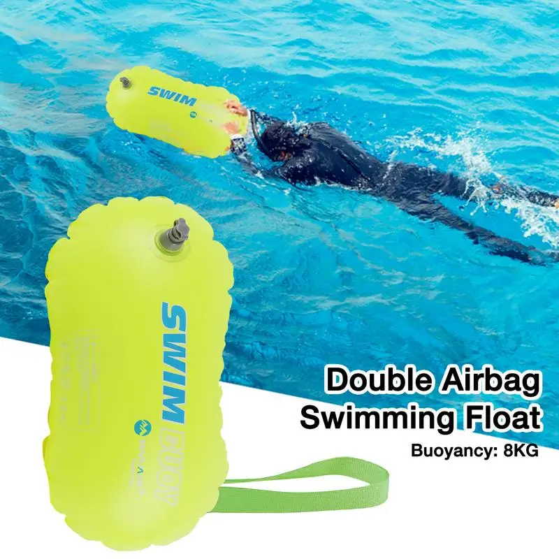 1PC Swimming Buoy Open Water Swim Float Ultralight Safety Float Swiming Bag For Swimmers Triathletes Snorkelers Surfers