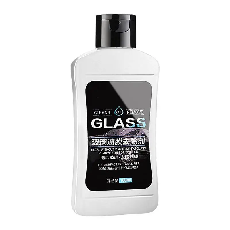 

Glass Stripper Clear Car Glass Cleaner Spray Car Glass Oil Film Cleaner Water Spots Remover For Quickly And Easily Restore Glass