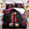 Michael Jackson Bedding Set Single Twin Full King Size Musical Genius Bed Linen Adults Teens Bedroom 200x200cm Duvet Cover Set 1