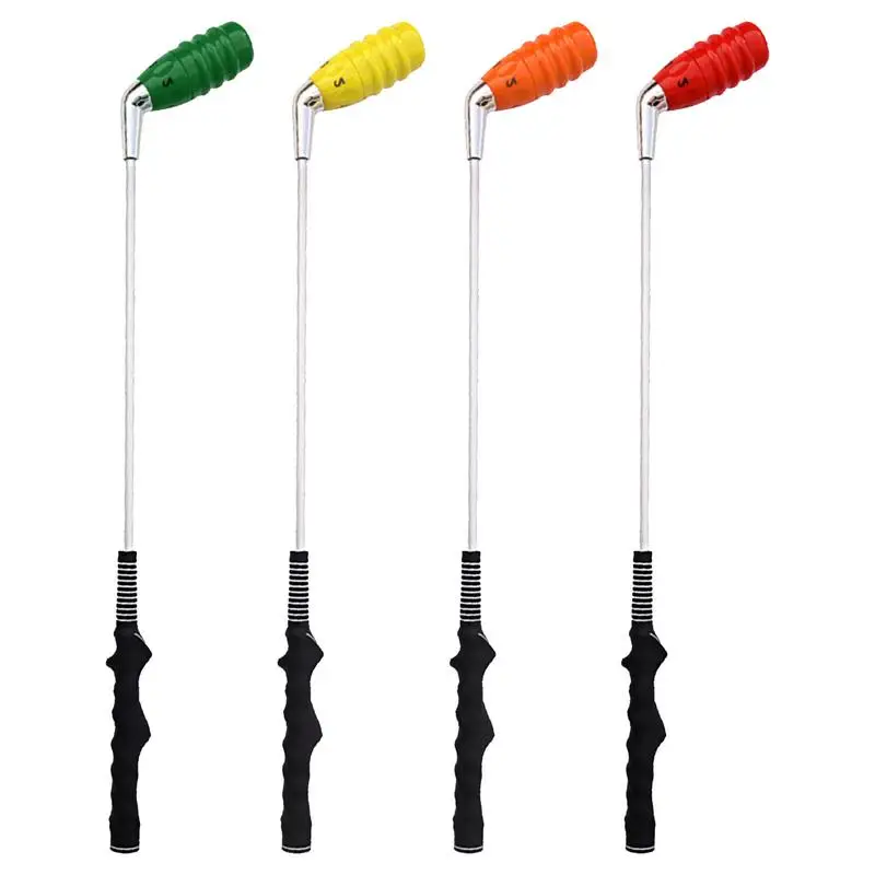 5 Velocità Regolabile Forza Golf Swing Training Stick Lag Trainer Golf Swing Trainer Curvo Golf Club Head Warmup Practice Stick