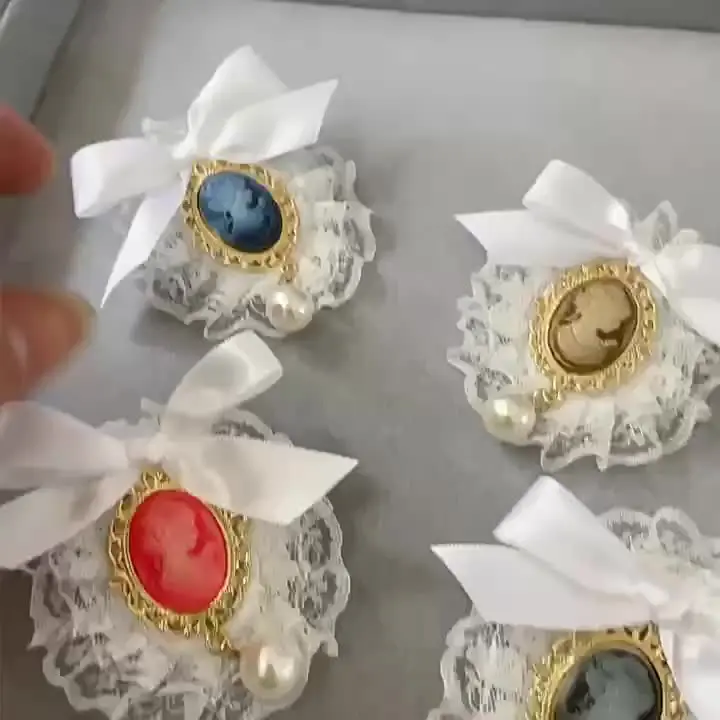 Spilla A Fiocco Coreana Per Donne E Ragazze – Retro Scozzese Con Fiocco Pretagliato – Elegante Per Camicette E Abiti, Ideale Per Matrimoni E Feste - 3