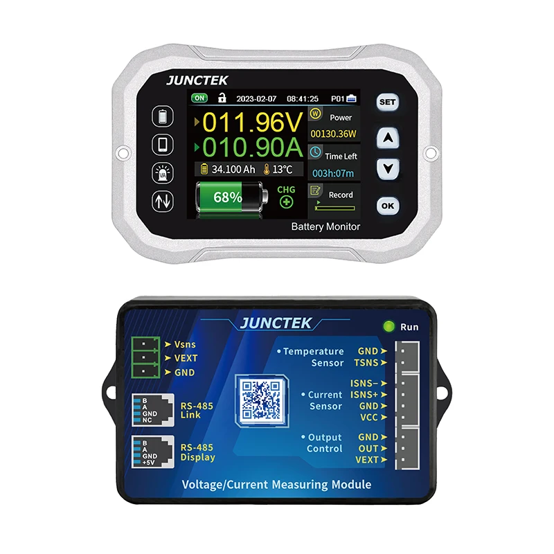 Battery Monitor Bluetooth KH110F DC 120V 100A Battery Tester Voltage Current VA Battery Coulometer Capacity Indicator RV Travel 3
