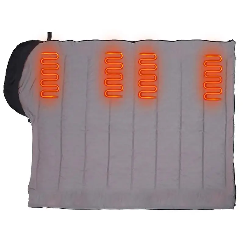 

Sleeping Bag Heater Heated Sleeping Bag For Camping Operated With Battery Power Bank Or Type-c/usb Power Supplies Sleeping Bag