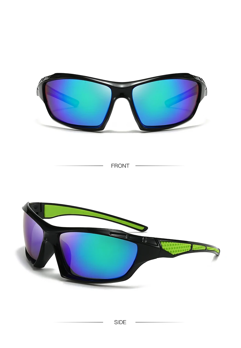 Polarisierte, winddichte, farbwechselnde Sport-Sonnenbrille für Herren und Damen, Spritzwassergeschützte Bergsteiger-Outdoor-Brille 3253 – Detail 12