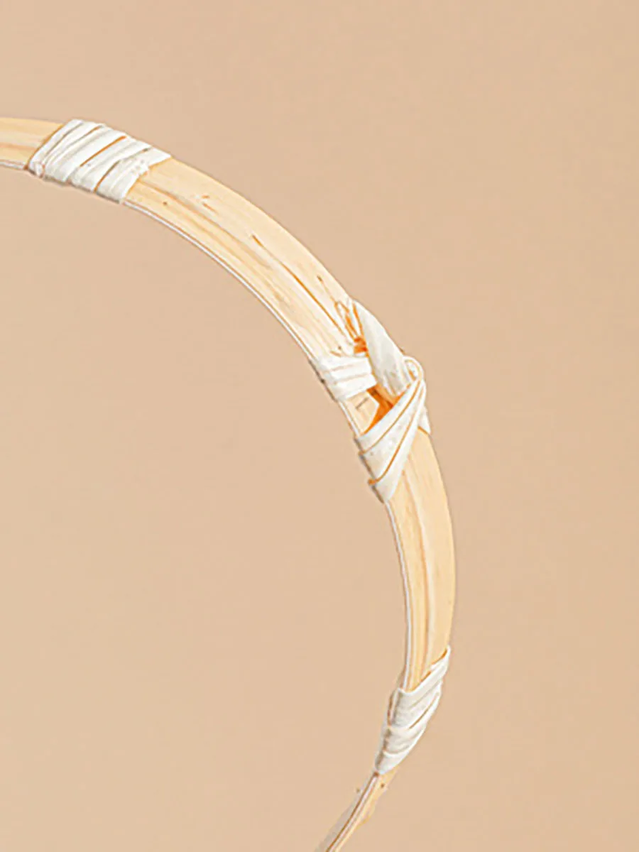 Bamboo Weaving Serving Dish, Chinese Wedding Cake Rack, Creative Basket for Decoration, Buffet Fruit Plate, Party and Wedding