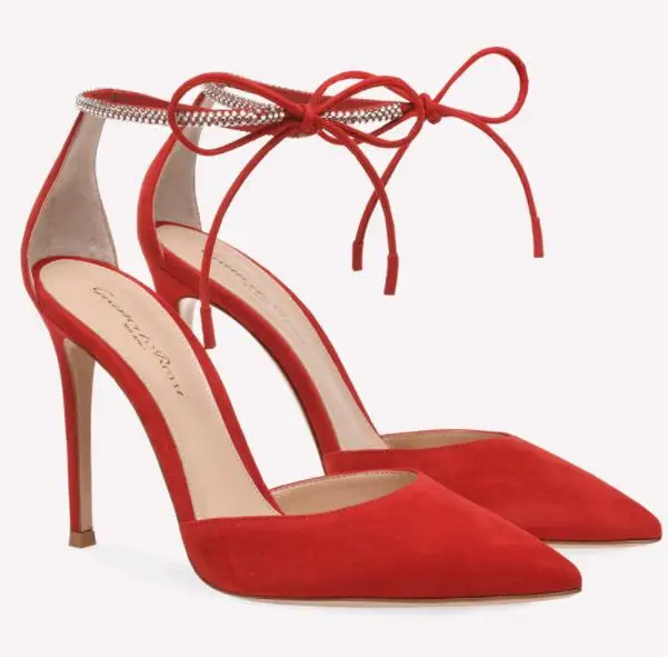  M 2024  Classy Bowknot Pointed Toe Women's Shoes High Heel Elegant Sandals Shallow Mouth Shoes Bag Set Women 4