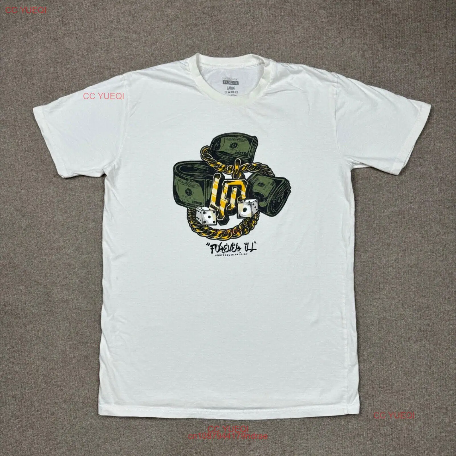 Мужская футболка Hopsin с коротким рукавом, Повседневная белая футболка с коротким рукавом Rap