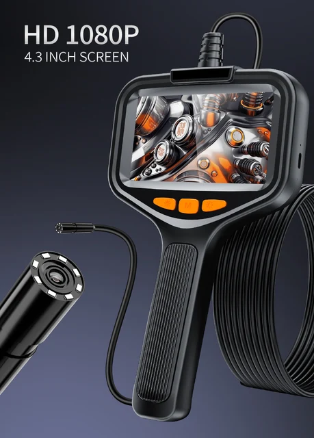 Teslong Borescope Triple Lens Endoscope Camera With Light