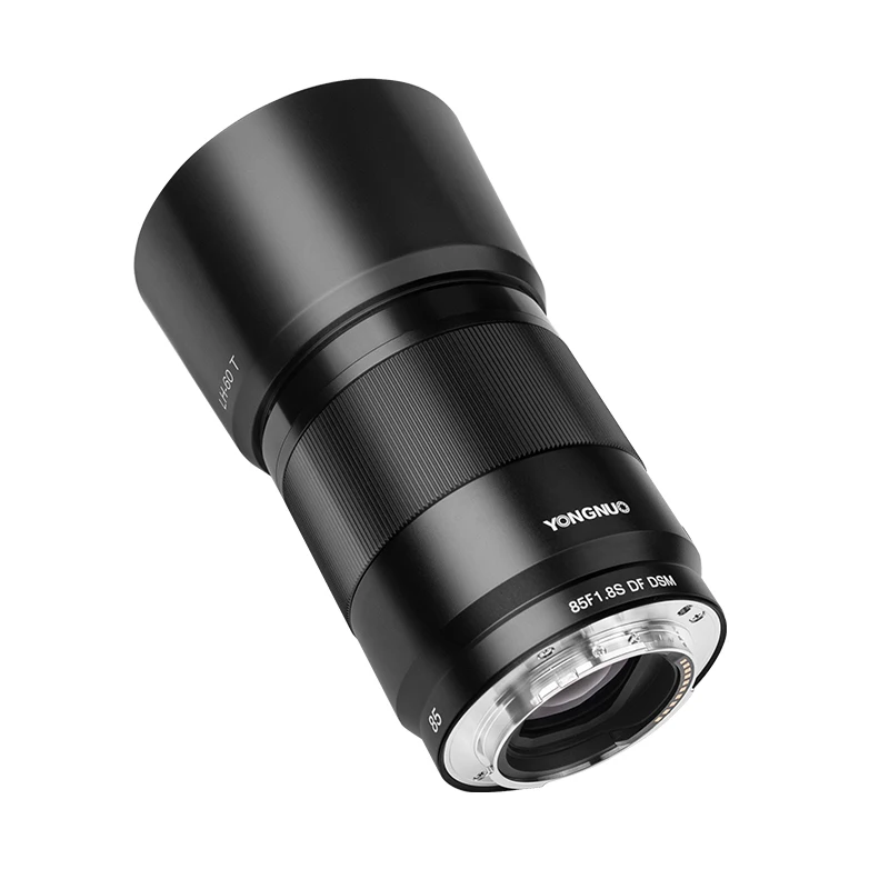 용누오 YN85mm F1.8S 85mm F1.8 DF DSM 카메라 렌즈 자동 초점 렌즈,  E 마운트 카메라용 금속 방수 조리개 렌즈