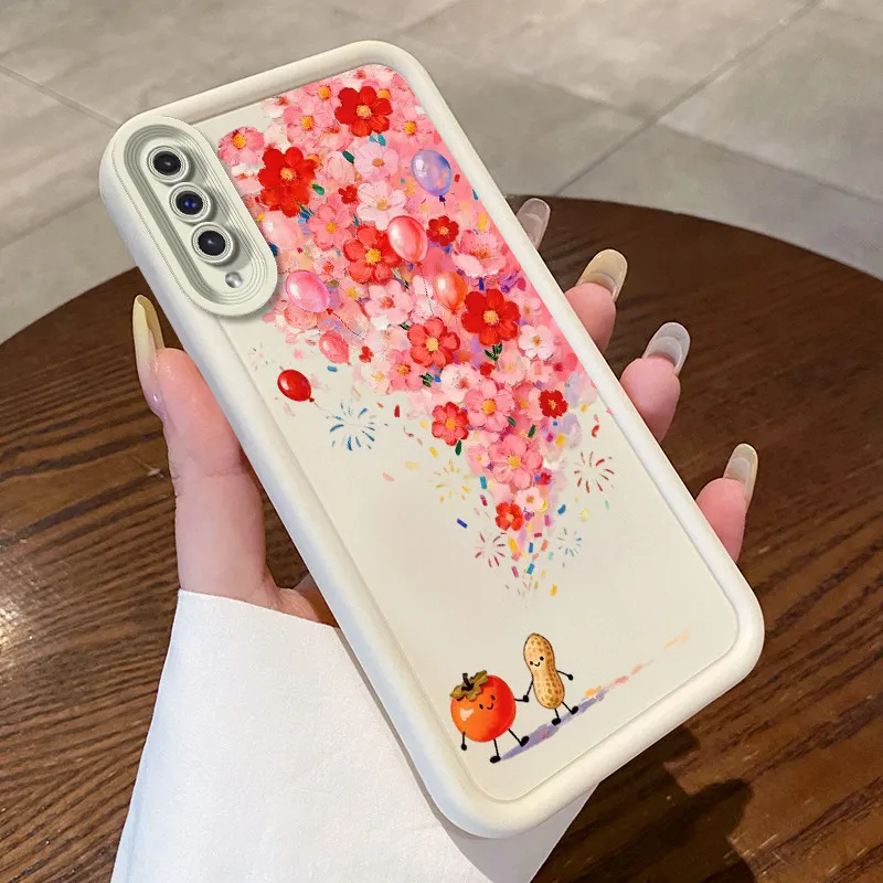 Cute Flower Cartoon Fashion Shockproof Silicone Phone Case Cover