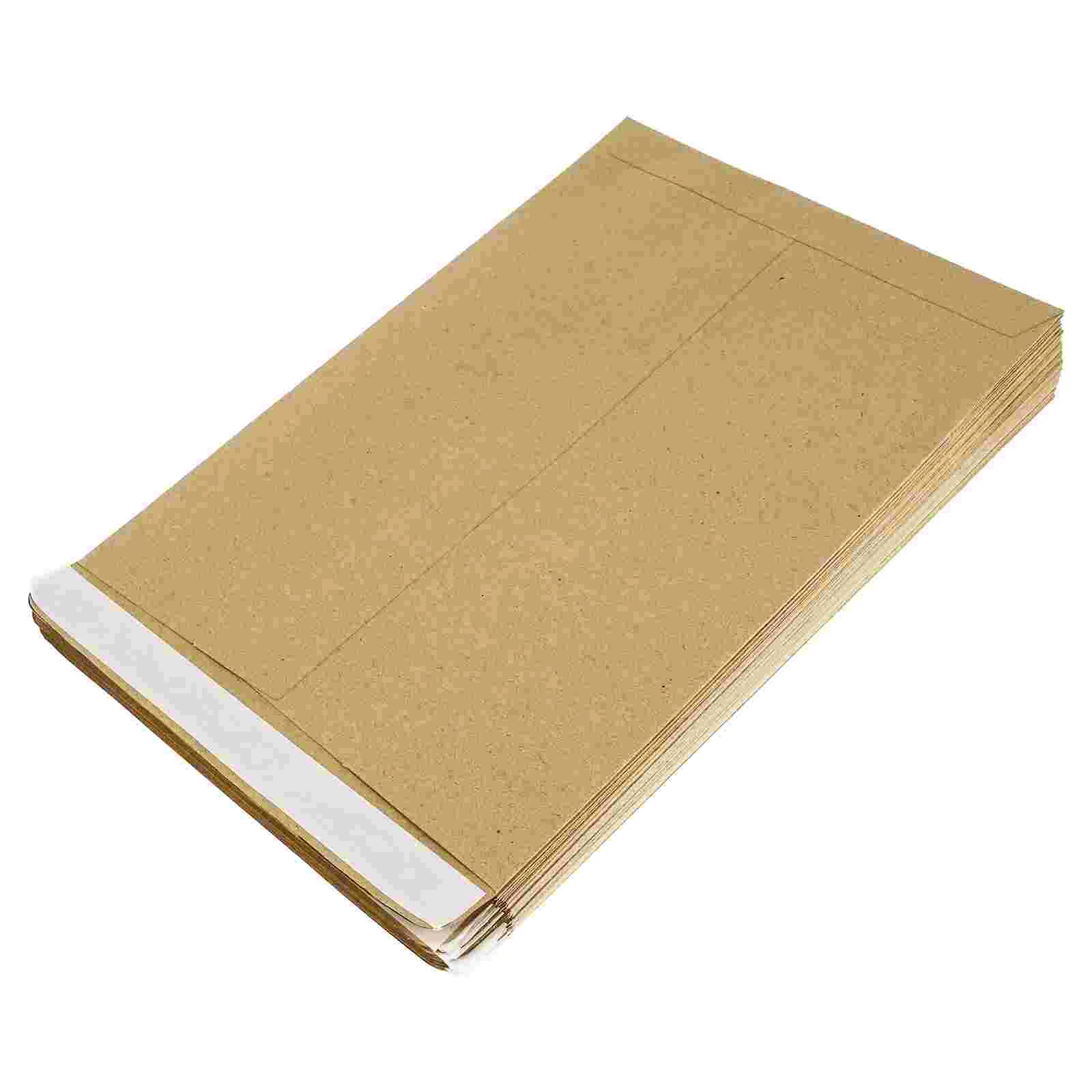 50 Pcs Kraft Envelope Greeting Cards Envelopes Brown Paper Bags Vintage Student A4 Wedding box