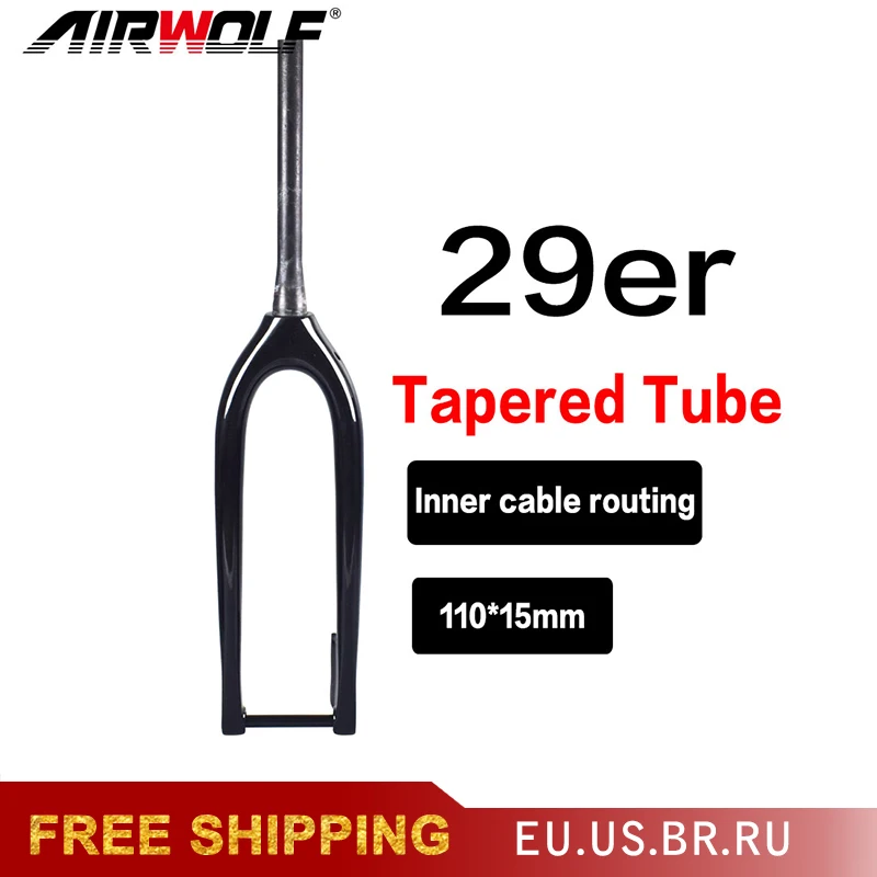 Speed Carbon Mtb Forcella 29 Mountain Bike Fork Boost 110*15Mm Ruote Max Dimensioni 29Er * 3 Pollici Cavo Interno Carbon Bike Forcella Anteriore