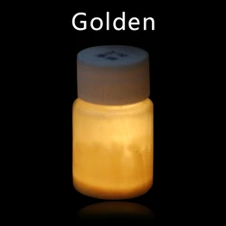 Radiant Glow - in - the - Dark Phosphorescent Paint for Creative Party Nail Art (Golden)