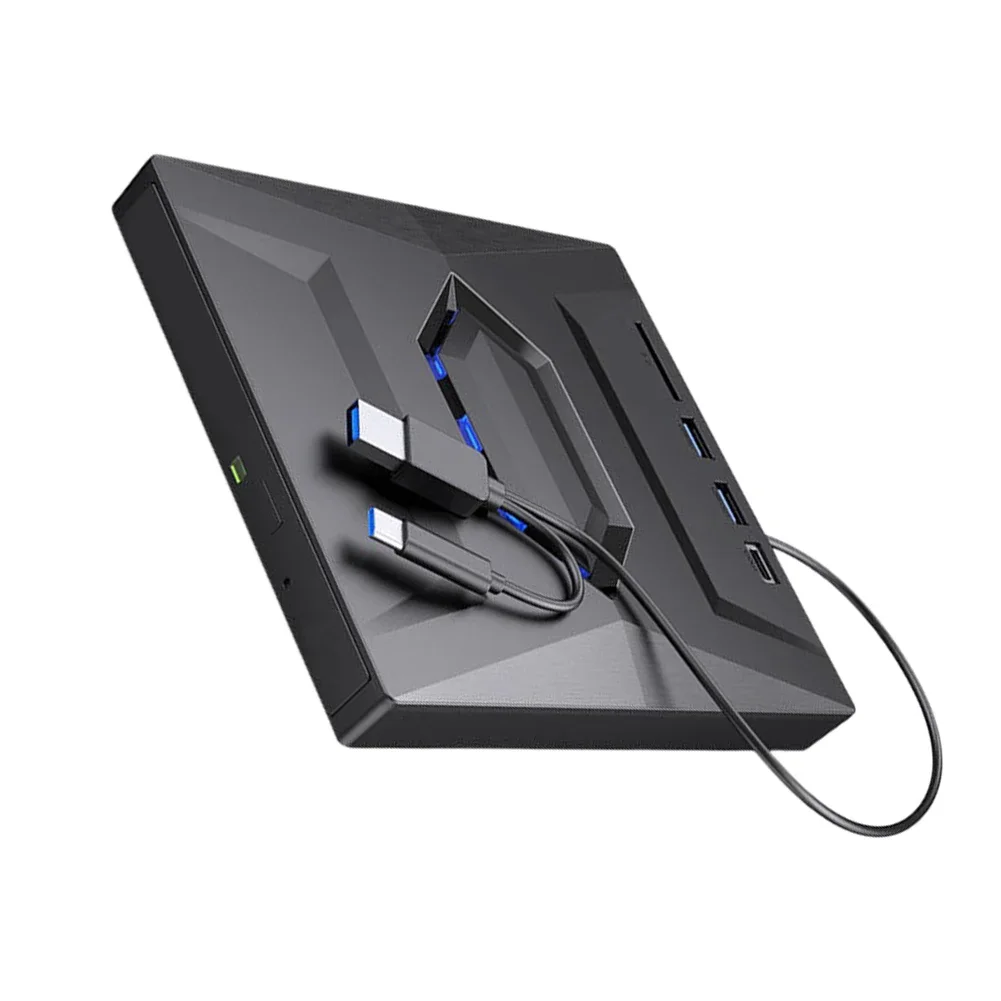 USB C 타입 포트, SD, TF 5 인 1 디스크 리더, USB 3.0 DVD 버너, 맥, 리눅스, 윈도우 XP, 10, 8/7 노트북 PC용, 리라이터 드라이브