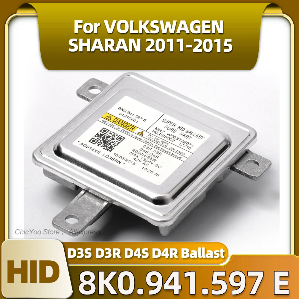 

Модуль балласта для фар 8K0.941.597 E Xenon HID D3S D3R D4S D4R W003T22071 для VOLKSWAGEN SHARAN 2011 2012 2013 2014 2015