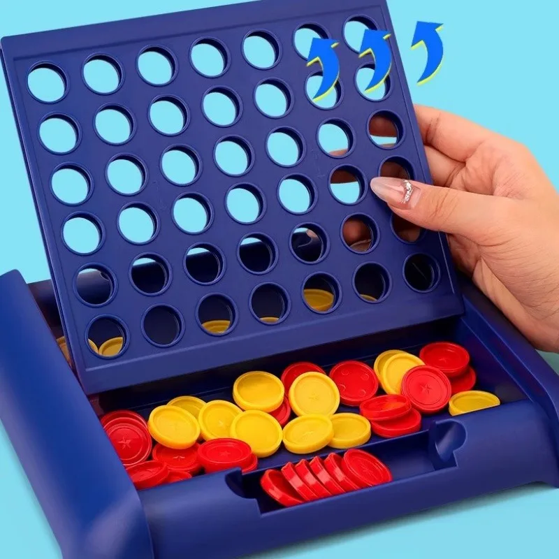 Stereoscopic Connect Four Chess Game Children's Educational Ability Five-games Spatial Thinking Training Parent-child Board Game