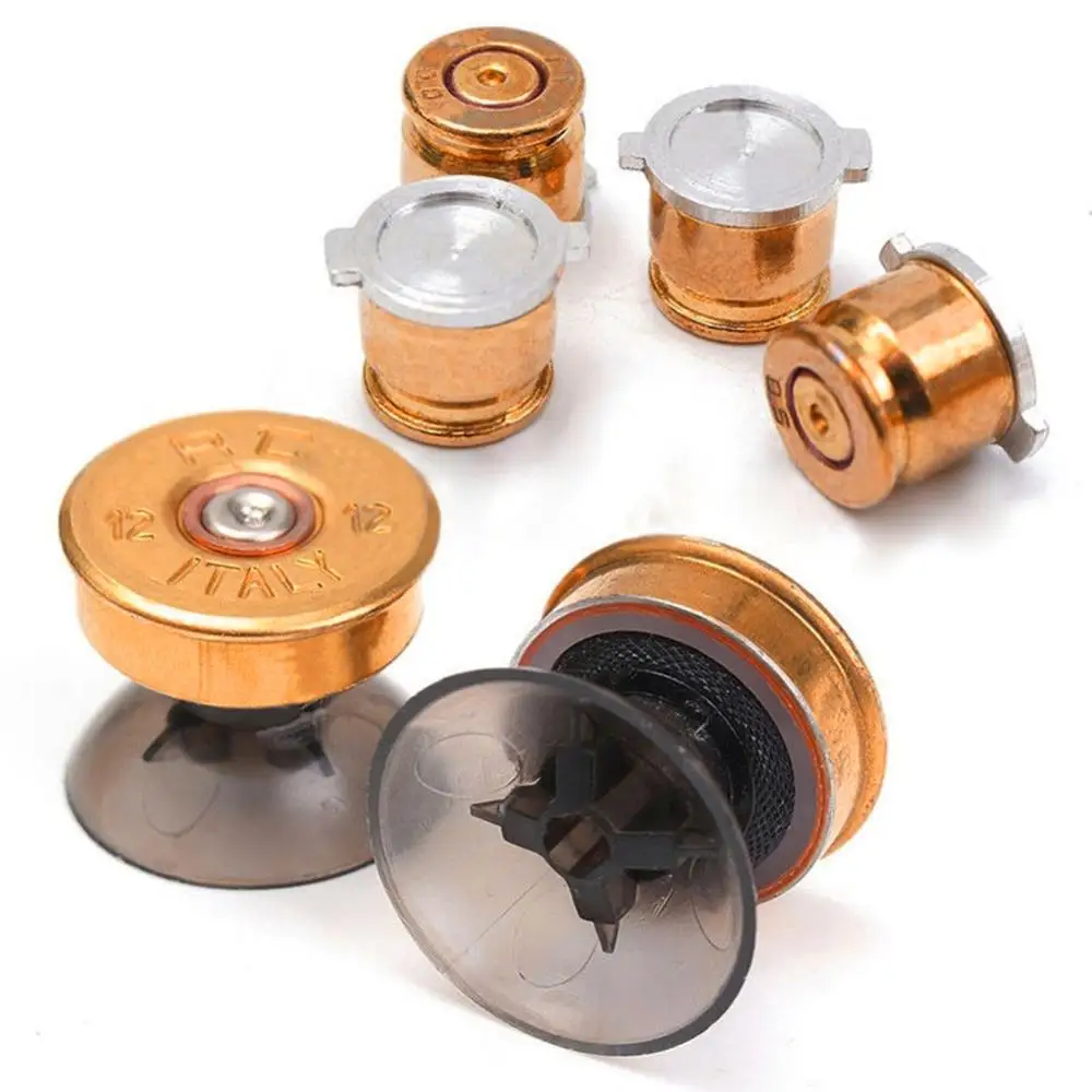 6pcs Replacement Metal Buttons Thumbstick Kit For Sony Ps4/ps3