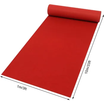 Red Carpet Runner Aisle Runner Party Runway Hallway Rug Floor Mat Prom Decorations Outdoor Carpet Entryway Rug Indoor 3