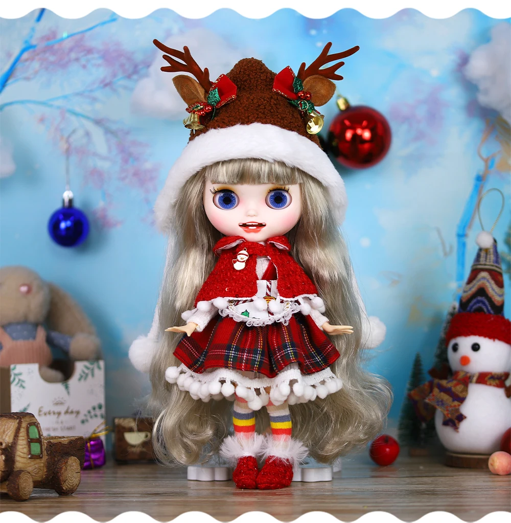 Neo Blythe Doll Christmas Costume 7