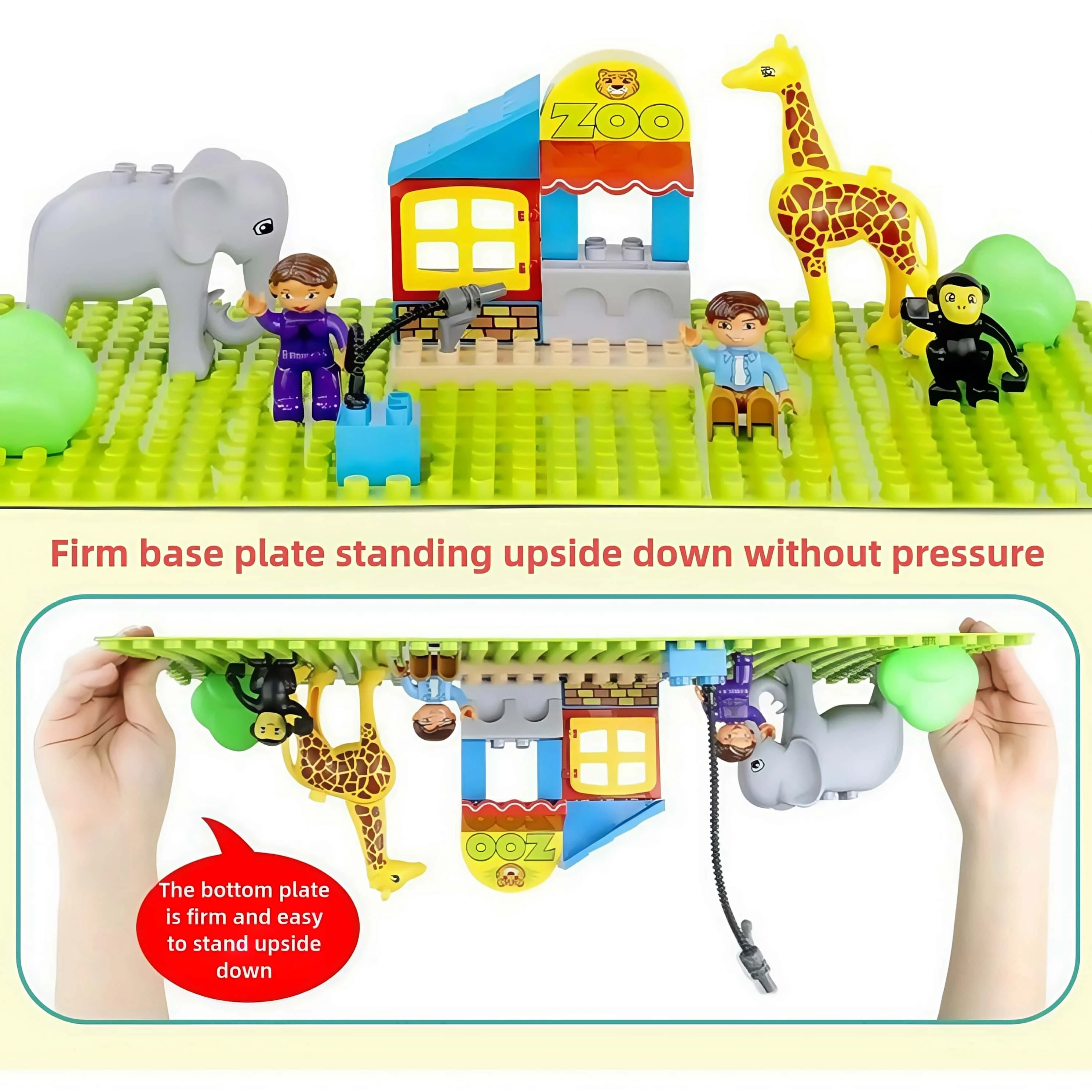 Building Blocks Toy Base Plate DIY Large Base Plate Wall Accessory Large Blocks for Building Spectacular Structures