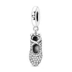 Silver Plated Sport Love Skate Shoe Dangle Charm Pendant (KTC2106)