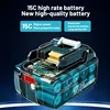 Makita 18V 6000mAh Lithium ion Rechargeable Battery 18v drill Replacement Batteries BL1860 BL1830 BL1850 With DC18RC 3A Charger 3