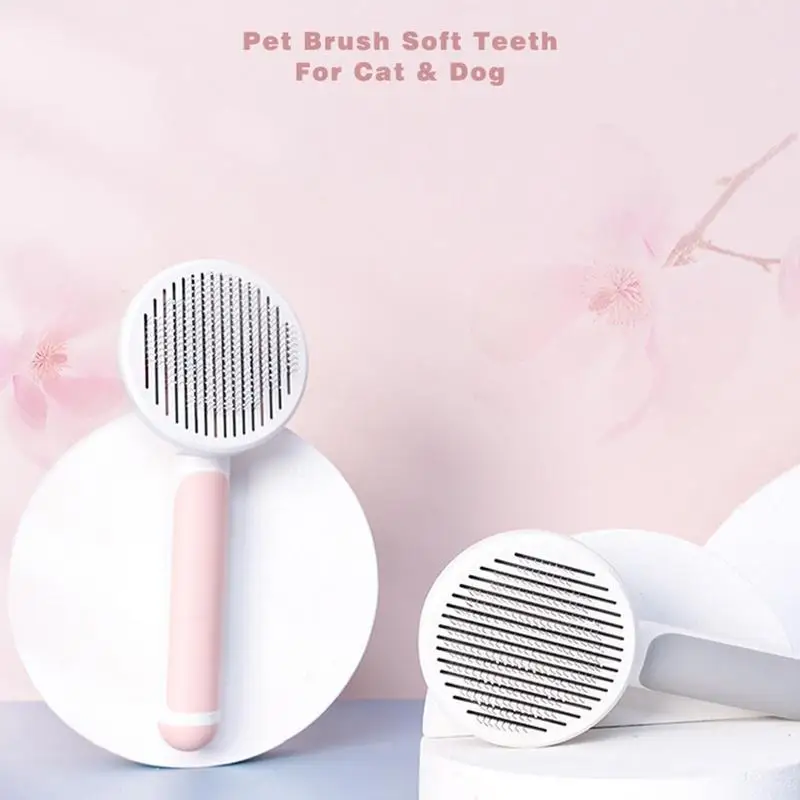 

Non Slip Cat Grooming Brush Grooming Pet Hair Remover Brush Handheld Tangled Hair Slicker Brush Pets Cleaning Grooming Supplies