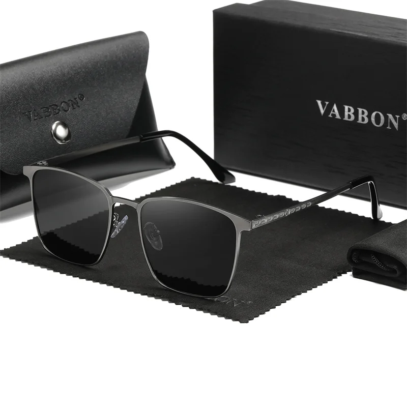 Polarized Sunglasses Vintage Sunglasses Driving Glasses Anti Glare Sunglasses Men Color-changing Retro-framed Glasses 9415