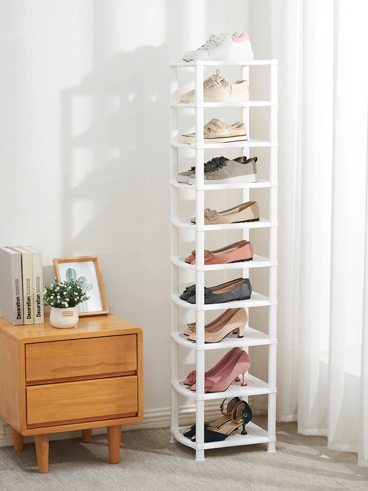 

Hallway Shoe Rack Multi-Layer Shoe Cabinet Door Storage Rack Simple Plastic Rack Slippers Storage Rack High Heels Organizin Rack