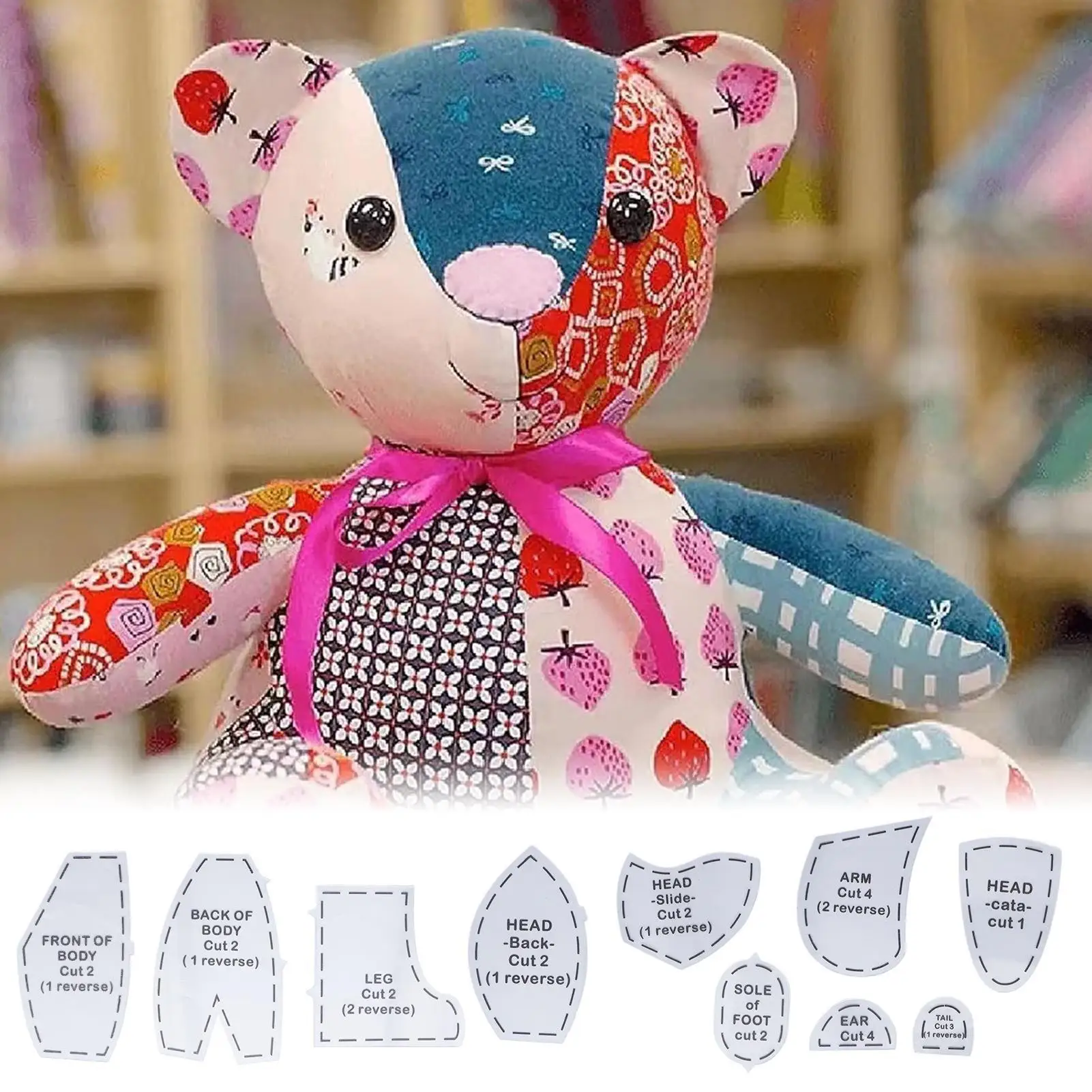 Memory Bear Sewing Templates 2
