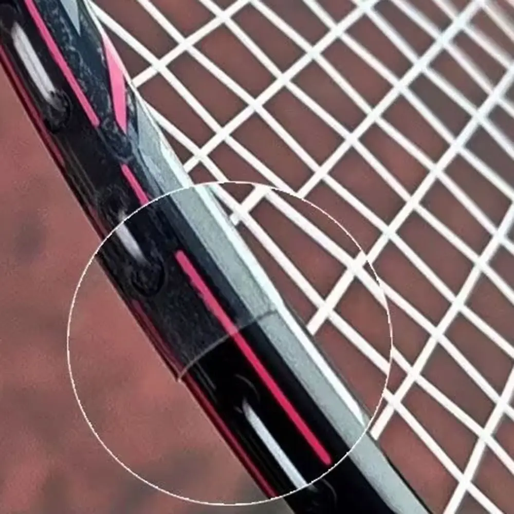 Transparent Invisible Badminton Racket Head Edge Protector Tape Self Adhesive Anti Paint Off Wear Resistant Protective Sticker racket tape badminton racket stickers