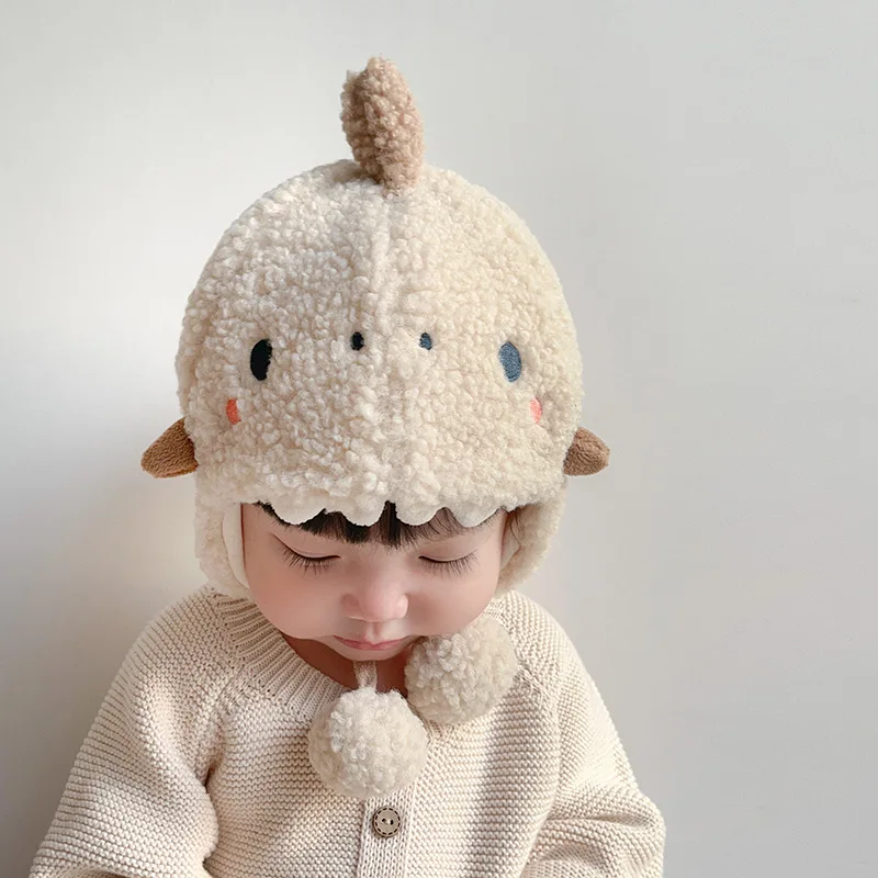 

Baby Hats Autumn Cap Winter Fur Baby Boys Girls Winter Ear Protection Warm Russian Toboggan