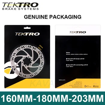 TEKTRO bicicletta freno a disco idraulico rotore 160/180/203mm Mountain Bike dissipazione del calore disco freno per MT200/M355/M395/M415