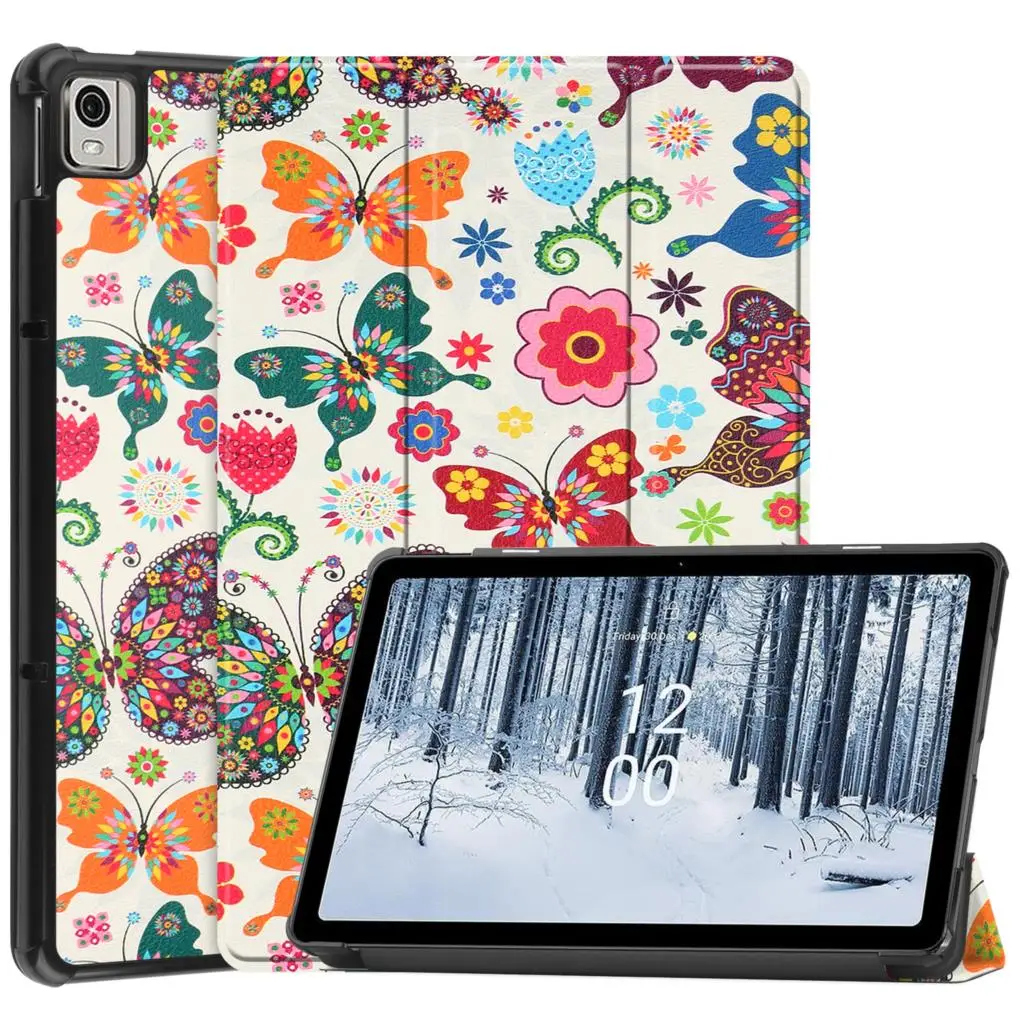 Rugged Tablet Case with 3-Layer Protection and Auto Sleep/Wake Function