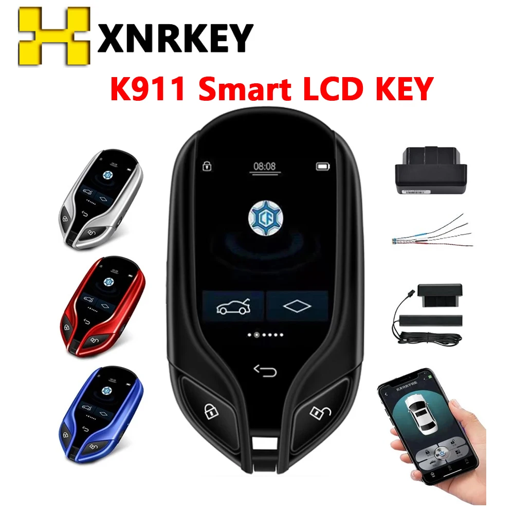 XNRKEYK911SmartLCDCarKeyRemoteforAllKeylessEntryCarsUpgrade