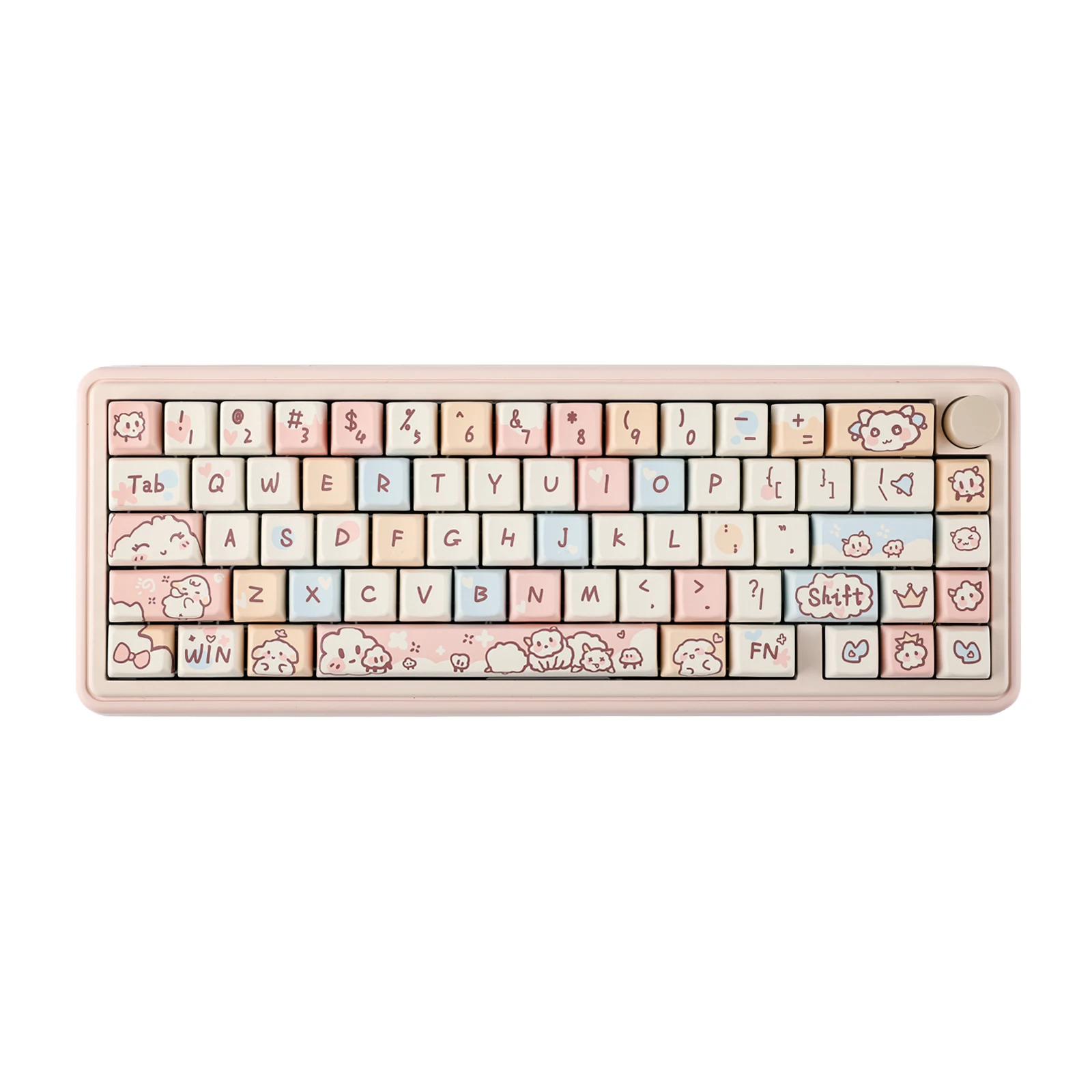 Cidoo Nebula-via-teclado Mecânico sem Fio Programável Hot Swappable Bluetooth 2.4ghz Tipo-c com Fio Windows Mac Mac 65
