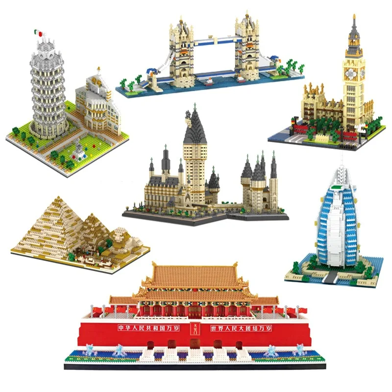 

Small Particle Building Blocks Micro Diamond Particles Children's Diy Puzzle Toys Gift Assembly Building Model Series