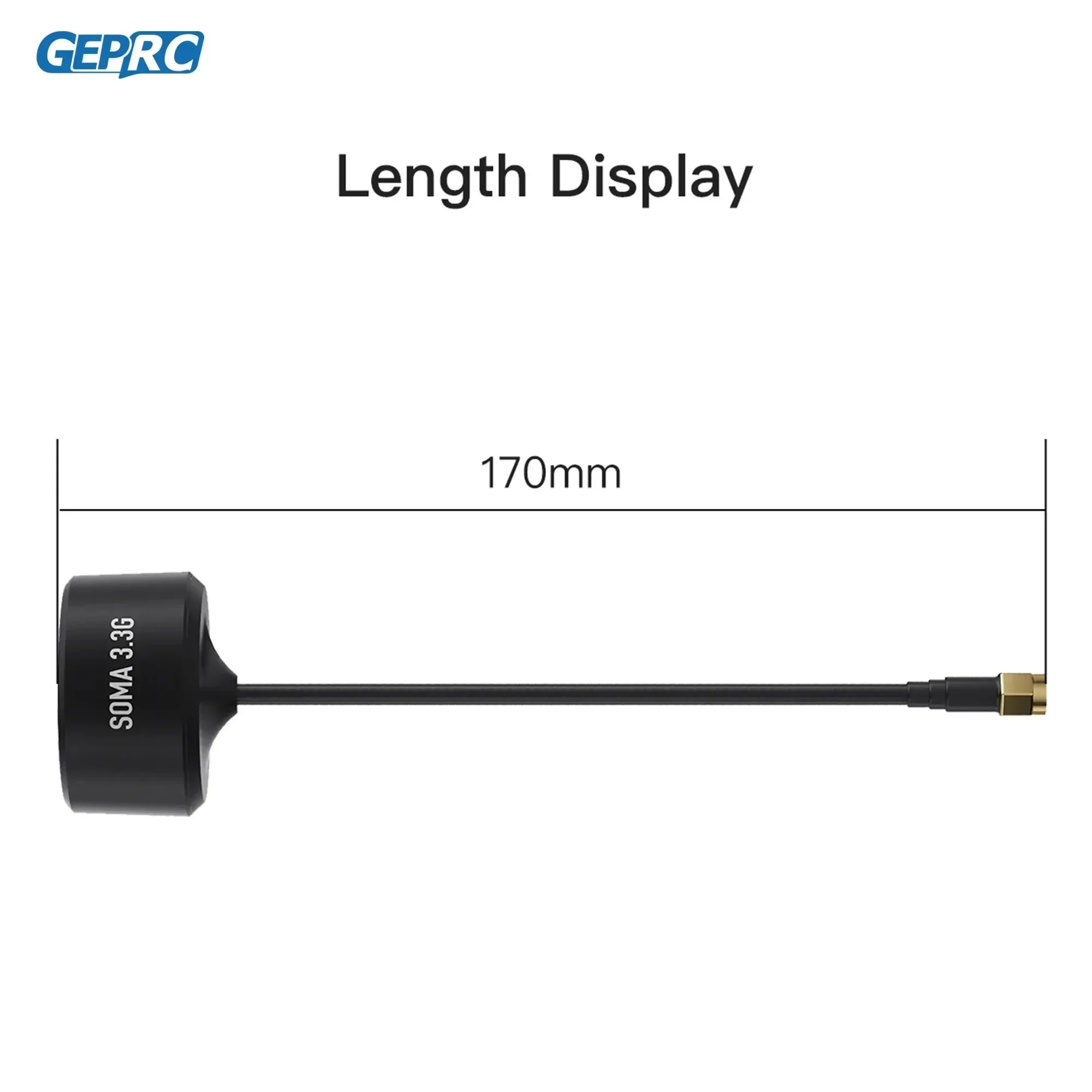 새로운 GEPRC SOMA 3.3G 안테나 - FPV 드론 장거리 신호 향상 RC 액세서리용 GEPRC MATEN 3.3G 3W VTX PRO와 호환 가능