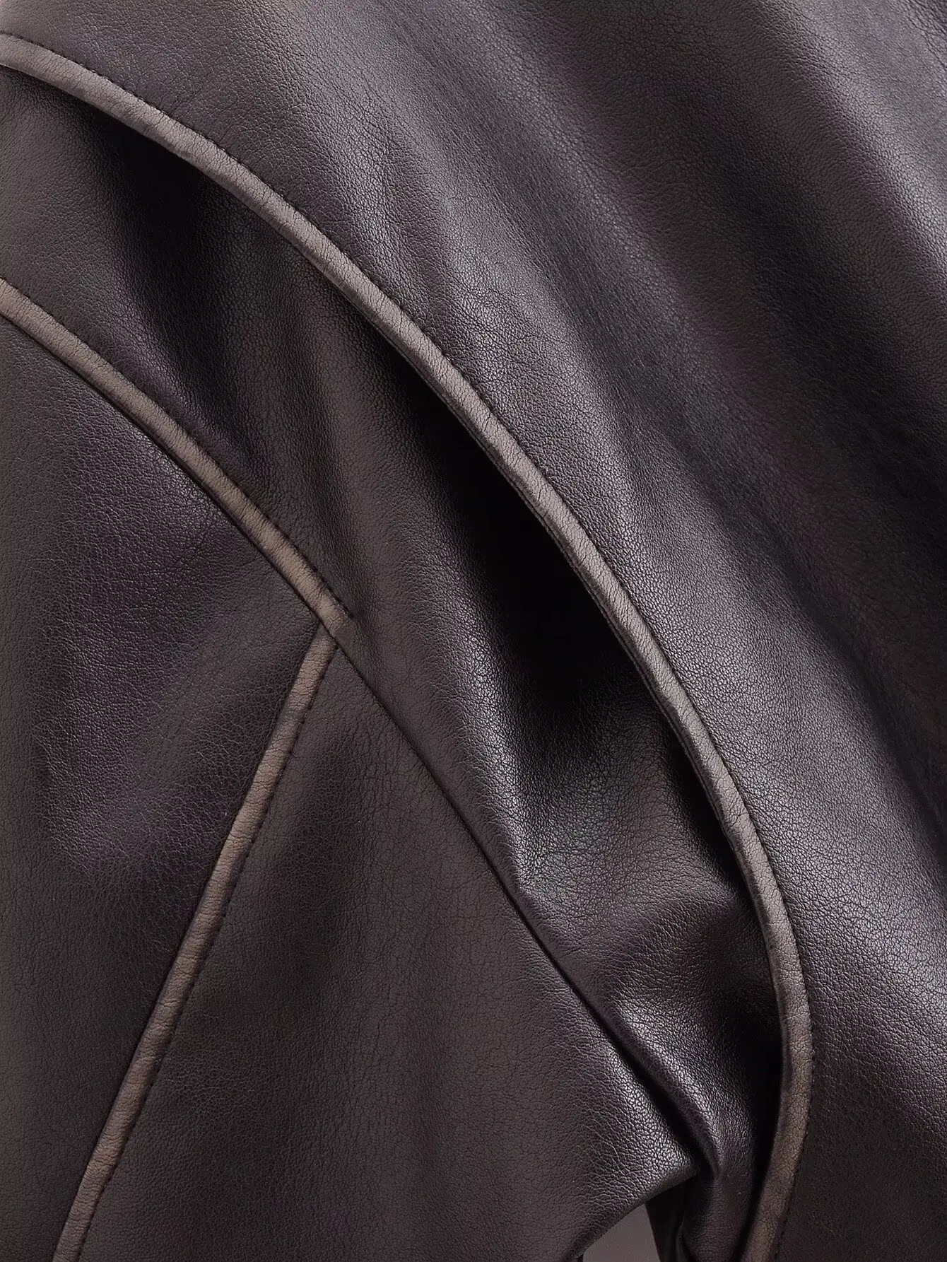 Leather Jackets Women's Coat Black Outwear Casual Loose Faux 2024 Pu Jacket With Zipper Pockets Streetwear Fashion Woman Jackets