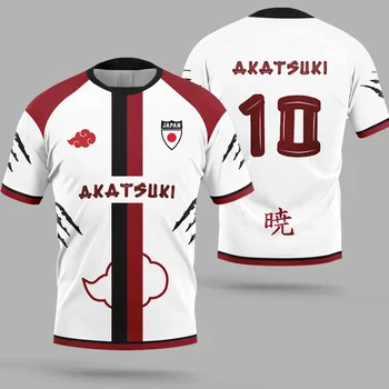 Maglia da calcio da uomo, maglietta sportiva estiva da donna, maglietta anime in stile giapponese dei cartoni animati