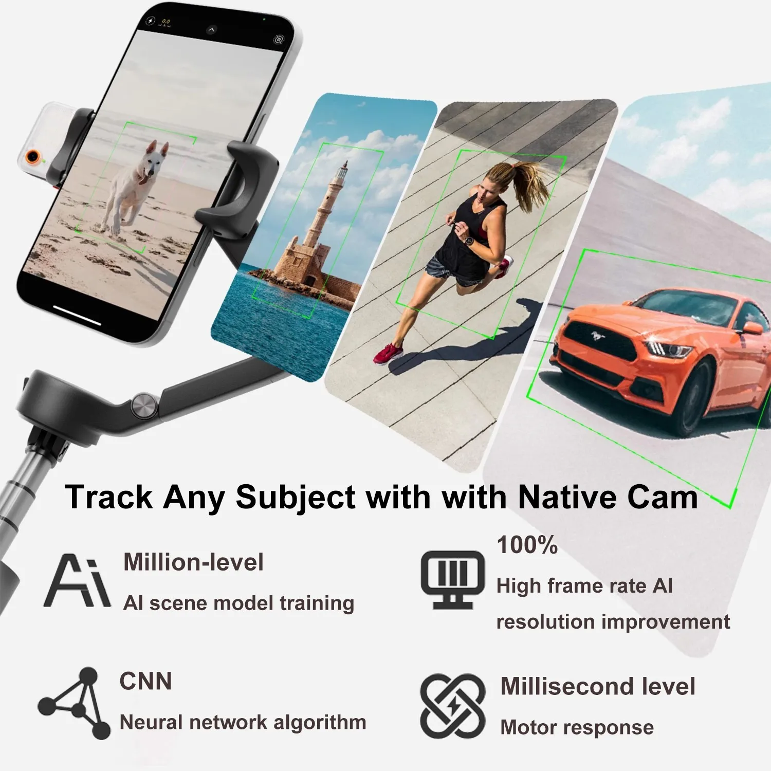hohem isteady V3 Ultra Smartphone Stabilizer Ai Face Tracking 3