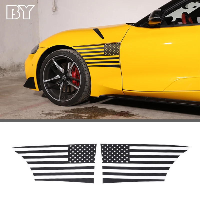

Car Body Stickers For Toyota GR Supra A90 2019-2022 Side Fender Stickers Waterproof Auto Decals Decoration Accessories