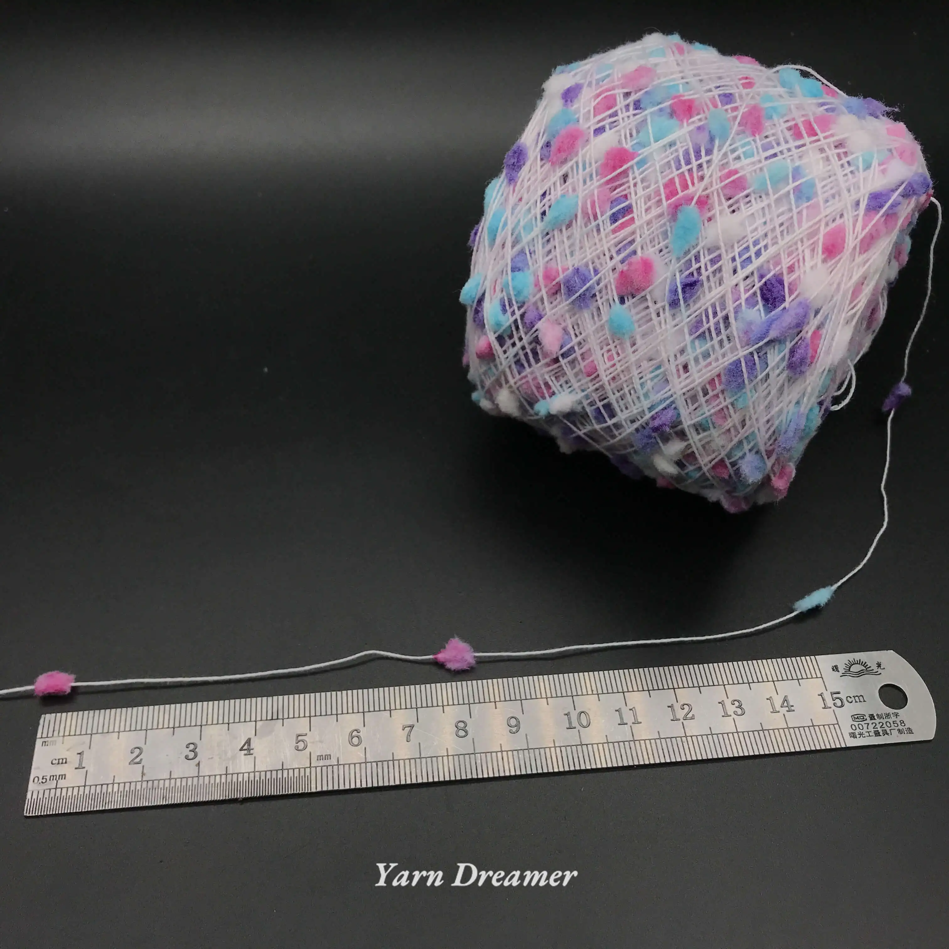 12 Colors DIY Customized Knitting Yarn 100g Fancy Dots Yarns for Knitting and Crochet  Cotton Yarn 2