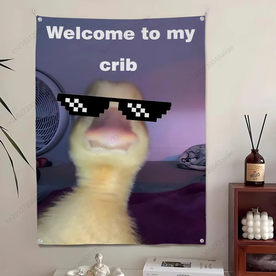 Generic Welcome To My Crib Funny Flag 2x3Ft Wall Flag With