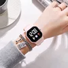 Children's watch, small square astronaut LED electronic watch, student party high-value simple and fashionable button watch 1