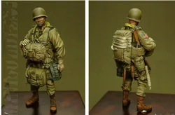 Kit d'assemblage de modèle parachutiste de la seconde guerre mondiale, non peint, échelle 1/35, en résine moulée, pour 1 personne, livraison gratuite 