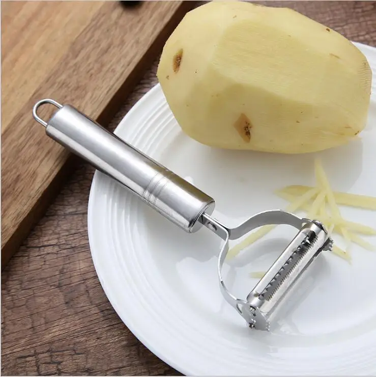 Description Picture 2 of itemStainless Steel Kichen Accessoriess Potato Cucumber Carrot Grater Julienne Peeler Vegetables Fruit Peeler Vegetable Slicer