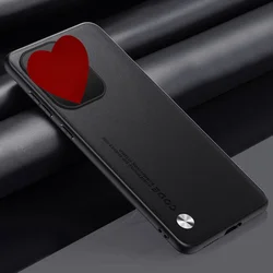 Luxury PU Leather Shockproof Phone Case with Silicone Back Cover - Full Protection for Tecno Camon 40 Pro 4G (Black)